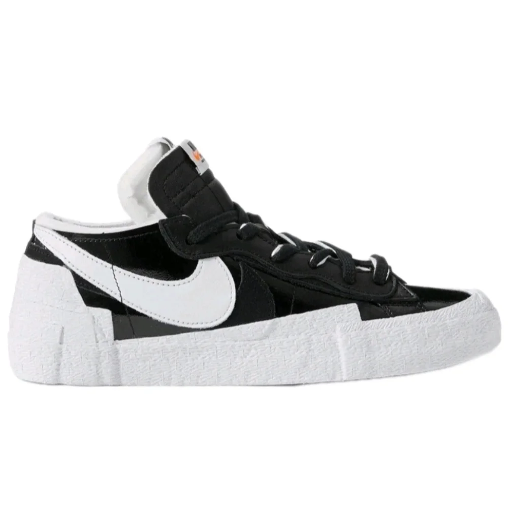 Nike Sacai x Blazer Low 'Black Patent' Men's Size 10 ( EUC ) - Picture 3 of 11